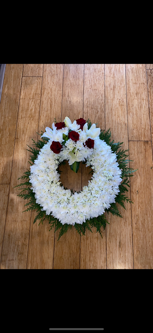 White wreath